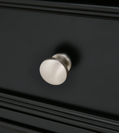 Lanolee Black Full Panel Bed and Chest - B687B12