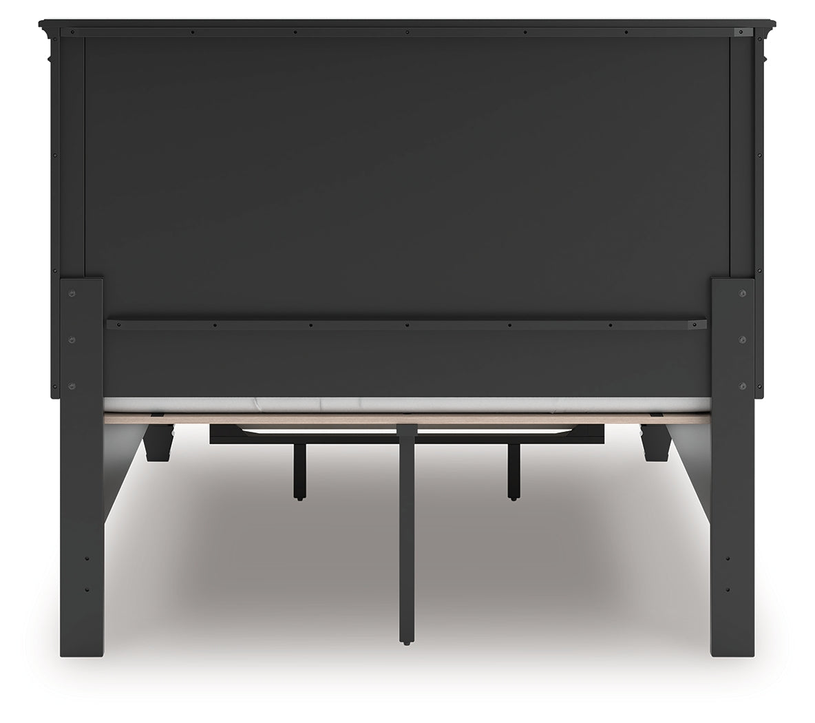 Lanolee Black Full Panel Storage Bed - B687B22