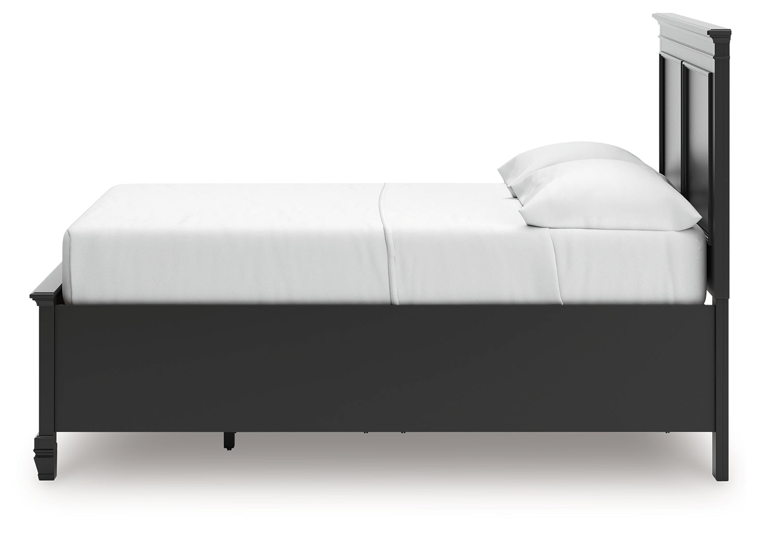 Lanolee Black Full Panel Storage Bed - B687B22