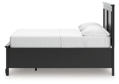 Lanolee Black Full Panel Storage Bed - B687B22
