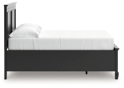 Lanolee Black Full Panel Storage Bed - B687B22
