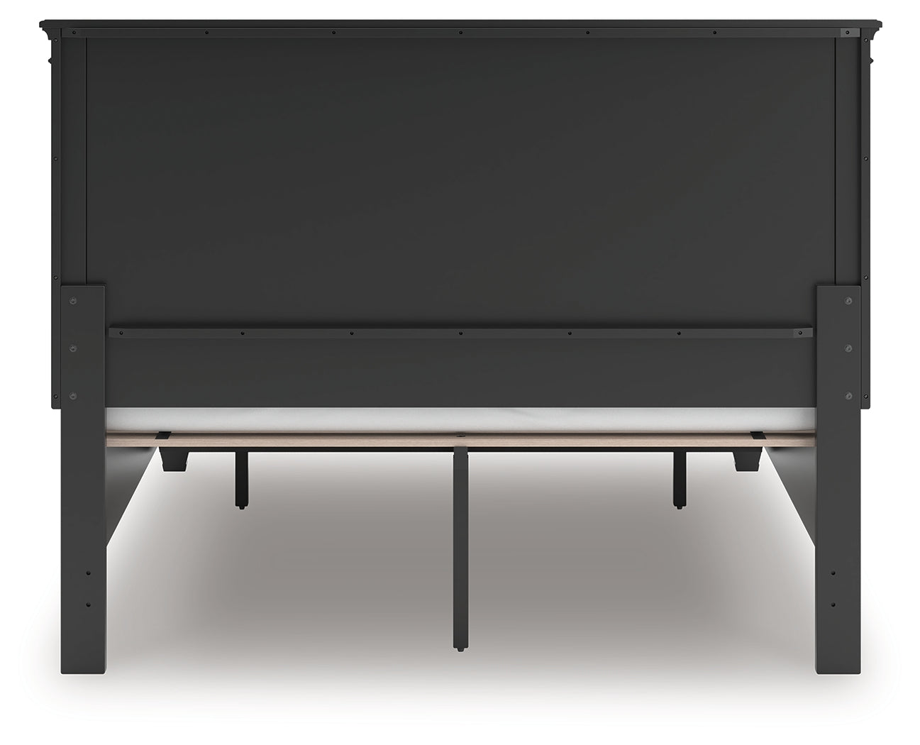 Lanolee Black Queen Panel Storage Bed - B687B17