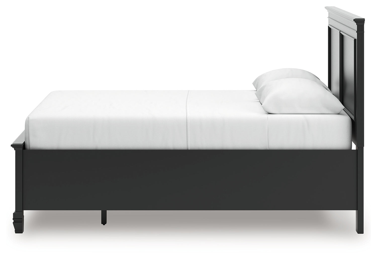 Lanolee Black Queen Panel Storage Bed - B687B17