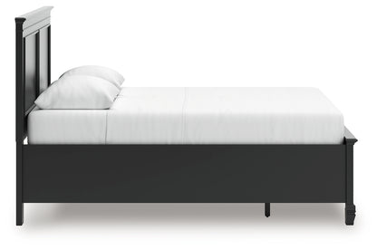 Lanolee Black Queen Panel Storage Bed - B687B17