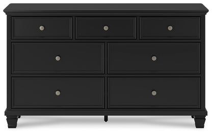 Lanolee California King Panel Bed, Dresser, Chest and 2 Nightstands - B687B32