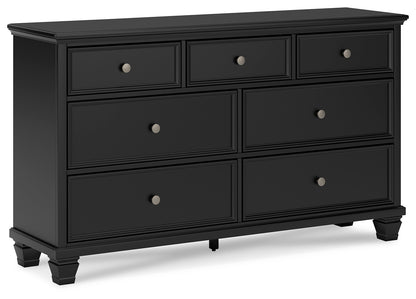 Lanolee California King Panel Bed, Dresser, Chest and 2 Nightstands - B687B32