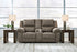 Laresview Fossil Reclining Loveseat with Console - 3720394