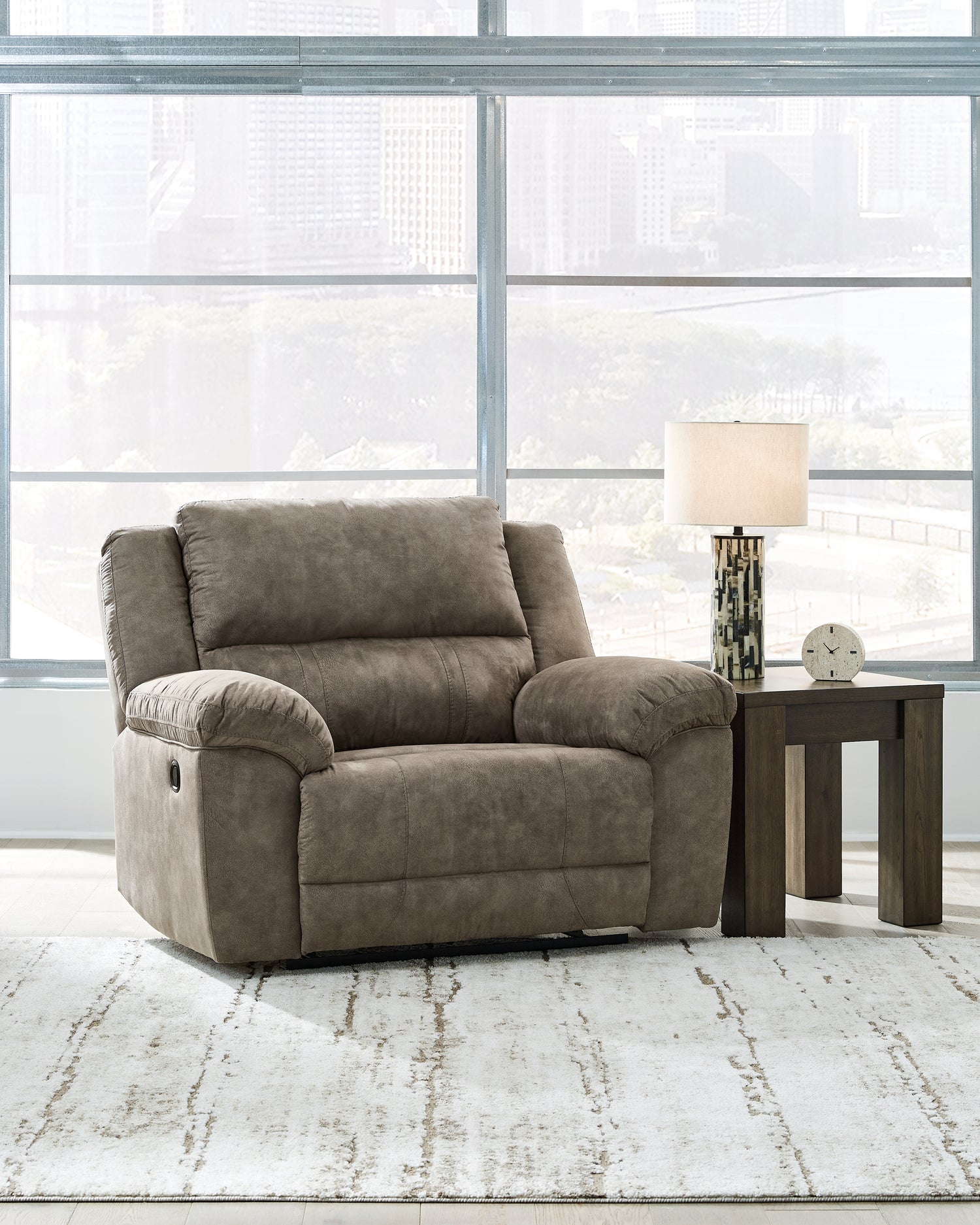 Laresview Reclining Loveseat and Oversized Recliner - 37203U2