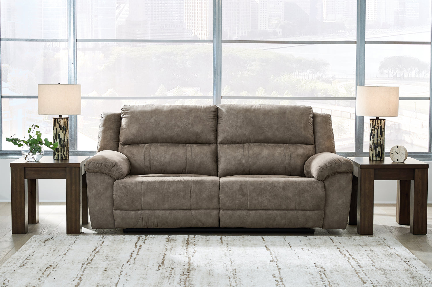 Laresview Reclining Sofa and Oversized Recliner - 37203U3