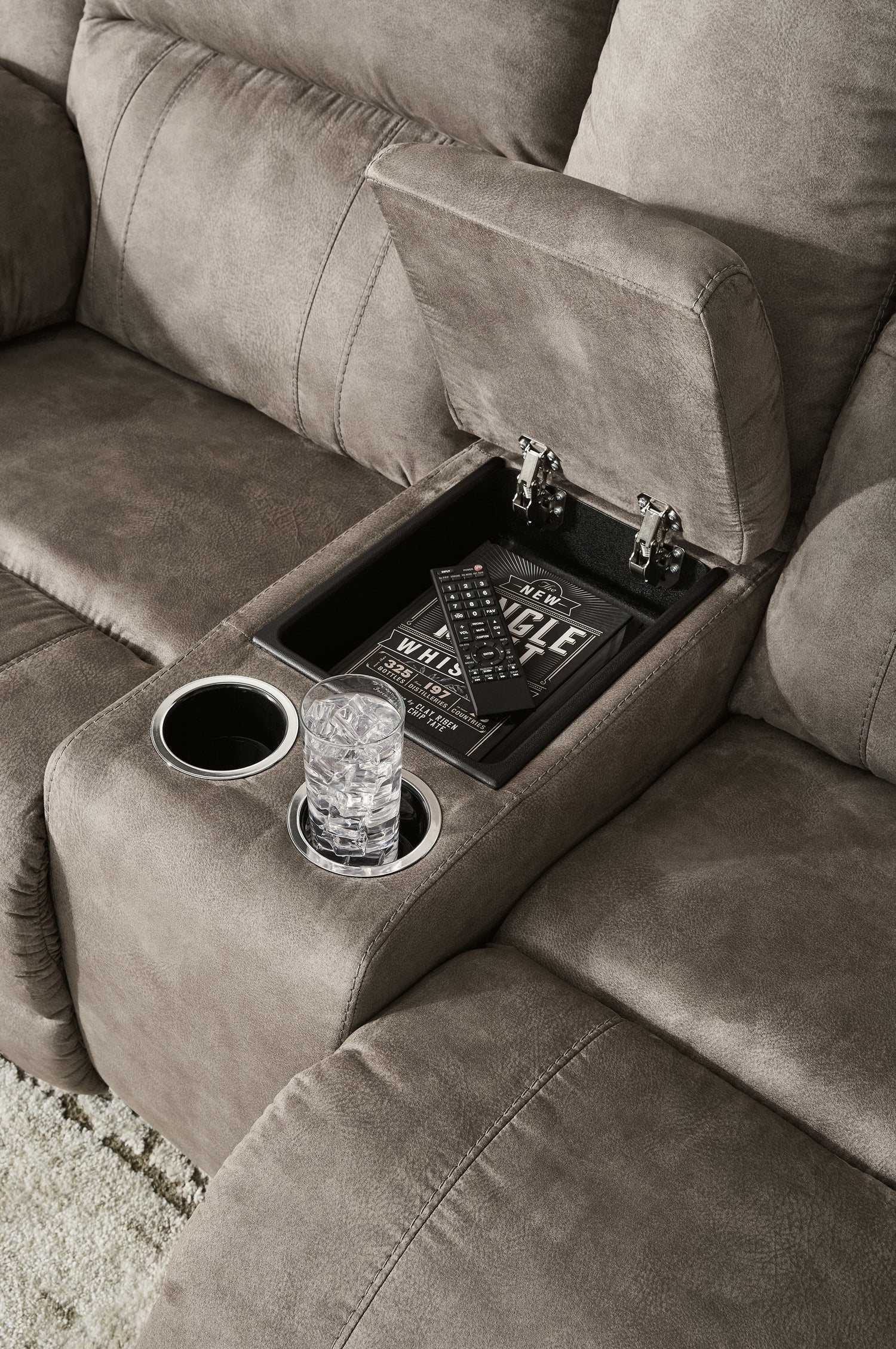 Laresview Sofa and Loveseat in Fossil from Ashley - Luna Furniture