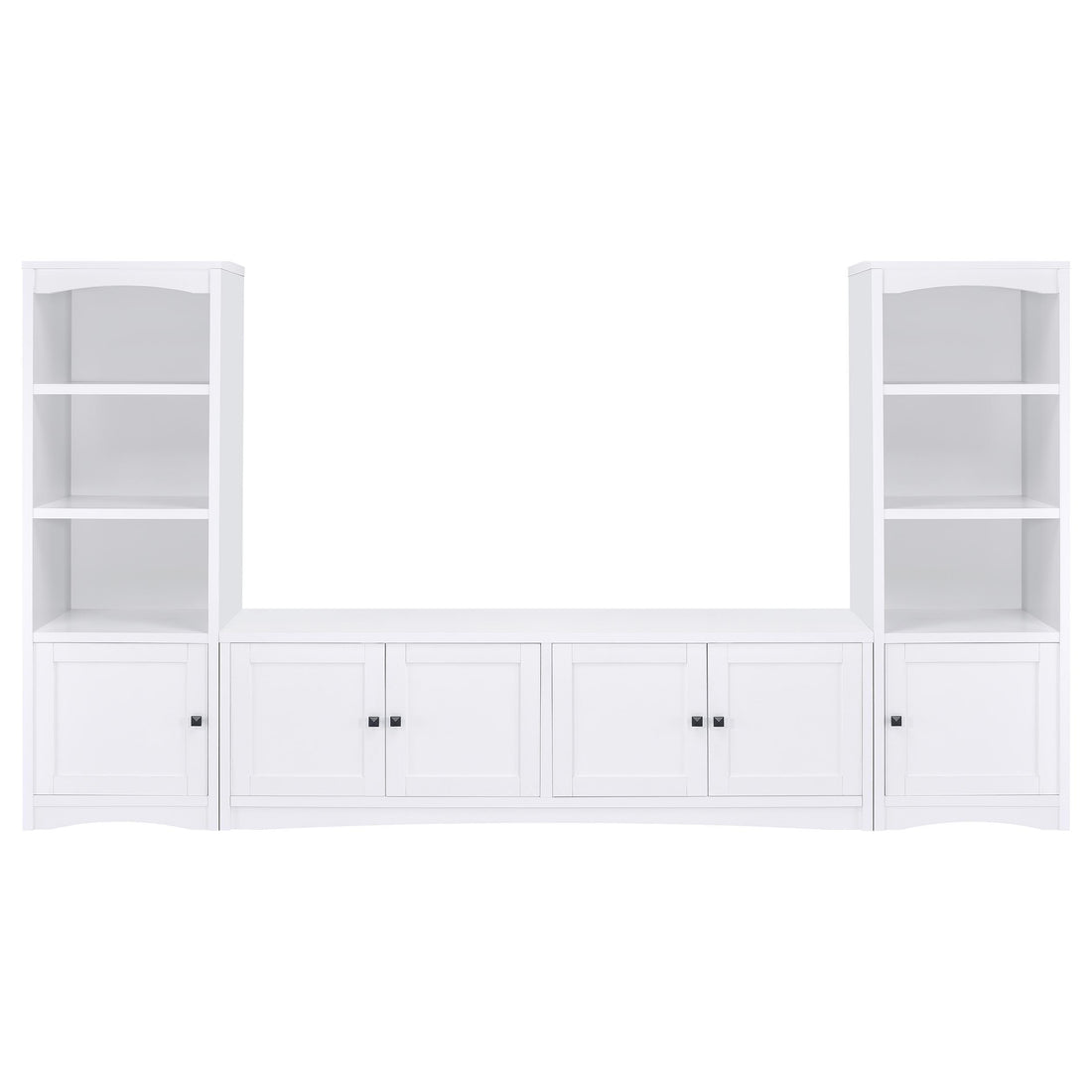 Laughlin 3-piece Entertainment Center TV Stand White - 724113-SET