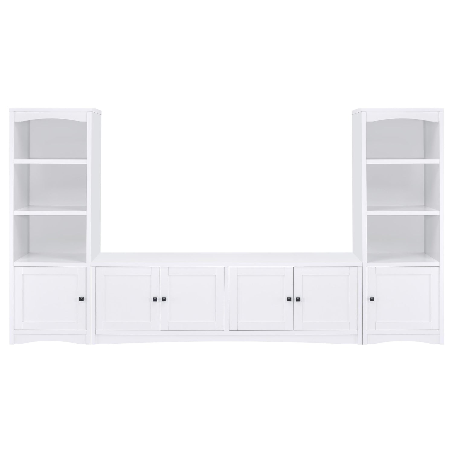 Laughlin 3-piece Entertainment Center TV Stand White - 724113-SET