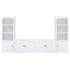 Laughlin 3-piece Entertainment Center TV Stand White - 724113-SET