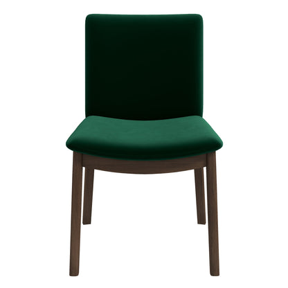Laura  Green Velvet Solid Wood Dining Chair (Set Of 2) - DCH00402206