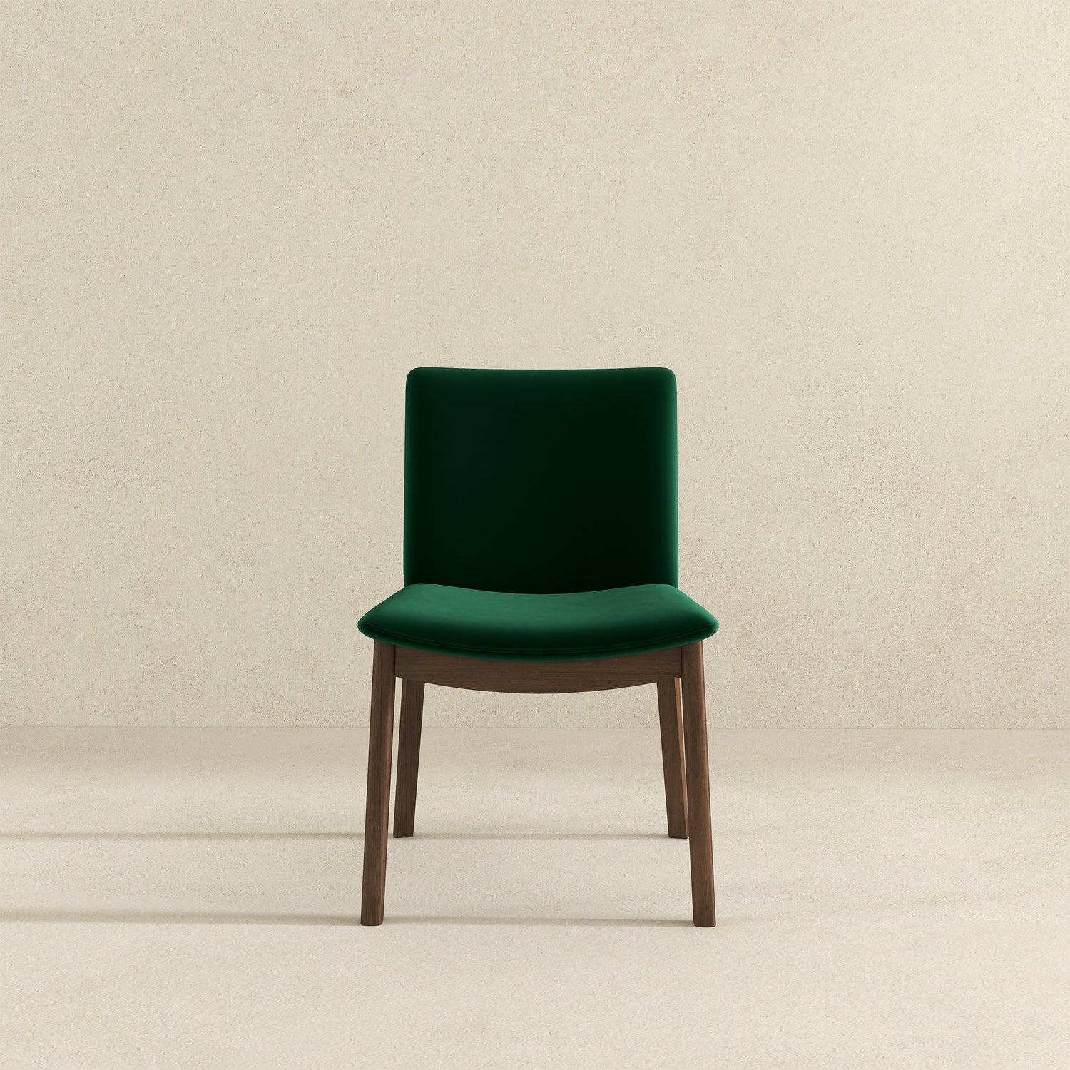 Laura  Green Velvet Solid Wood Dining Chair (Set Of 2) - DCH00402206