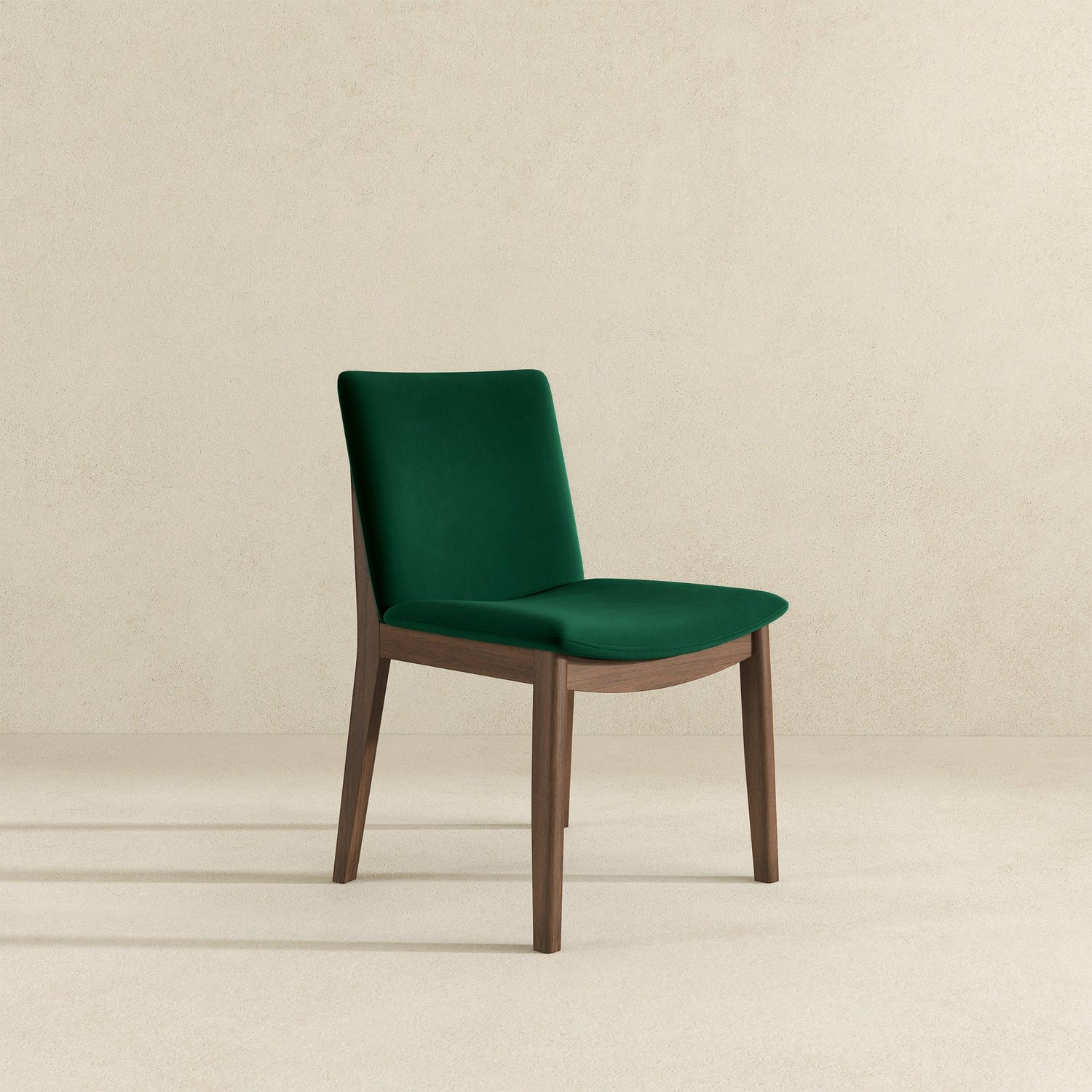 Laura  Green Velvet Solid Wood Dining Chair (Set Of 2) - DCH00402206