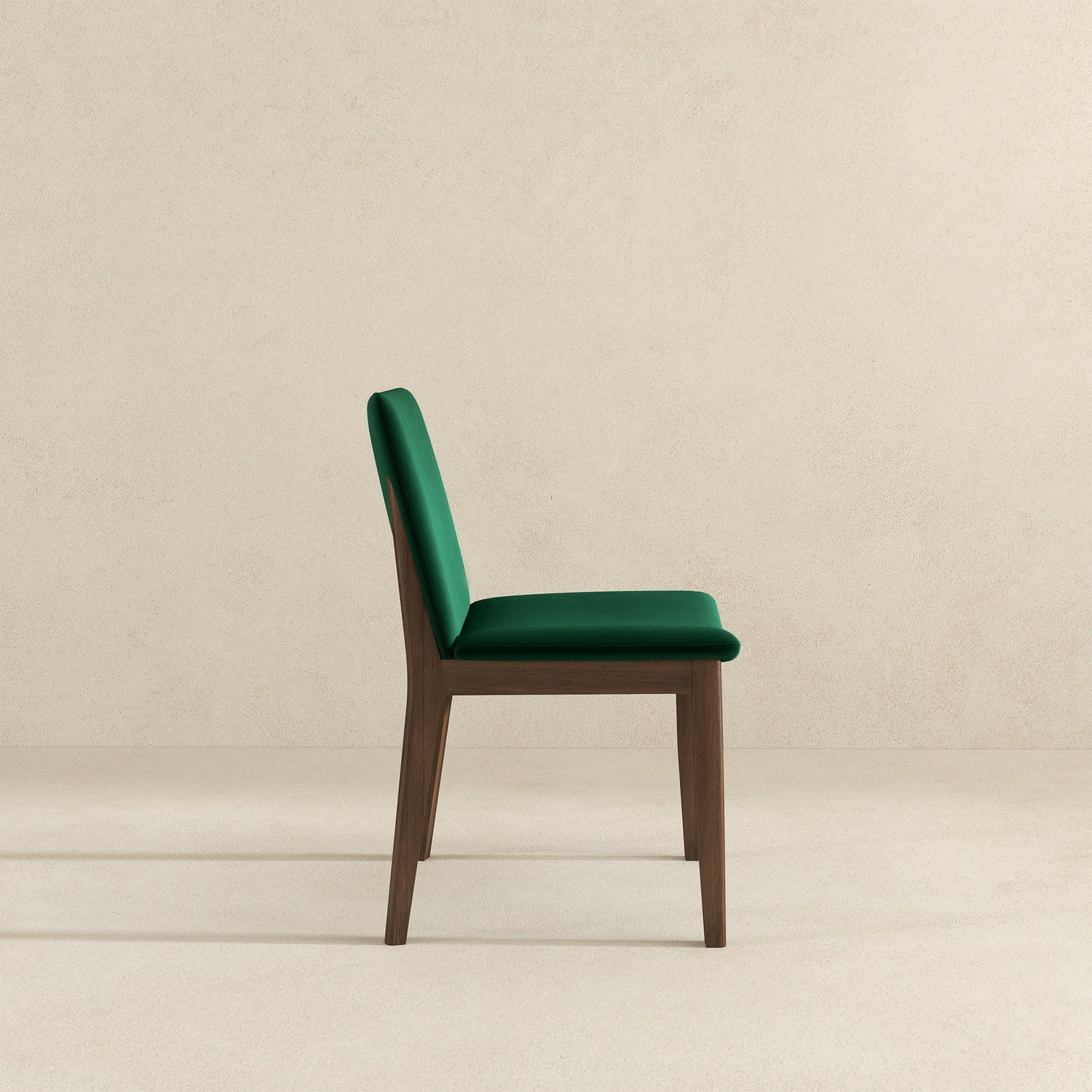 Laura  Green Velvet Solid Wood Dining Chair (Set Of 2) - DCH00402206