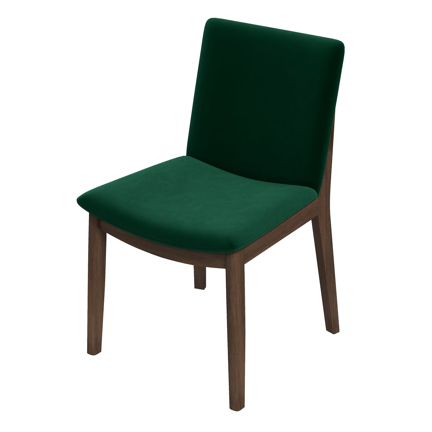 Laura  Green Velvet Solid Wood Dining Chair (Set Of 2) - DCH00402206
