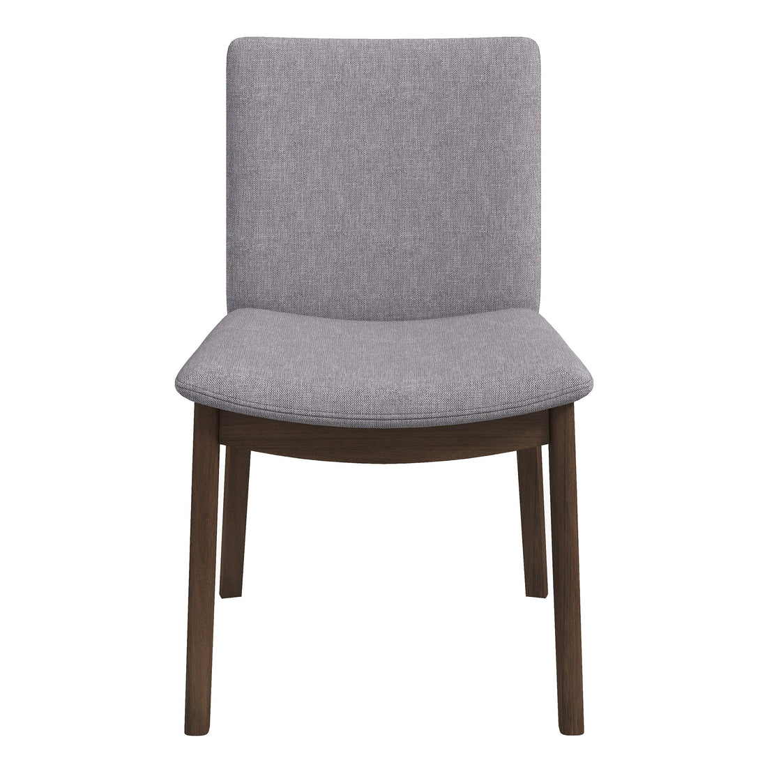 Laura  Light Grey Linen Solid Wood Dining Chair (Set Of 2) - DCH00402207