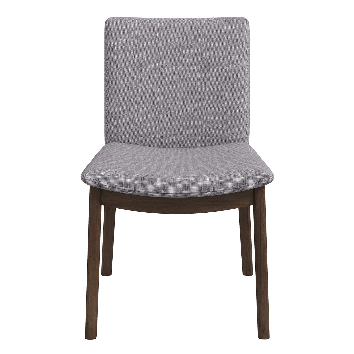 Laura  Light Grey Linen Solid Wood Dining Chair (Set Of 2) - DCH00402207