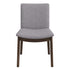 Laura  Light Grey Linen Solid Wood Dining Chair (Set Of 2) - DCH00402207