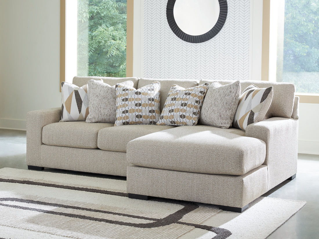 Laurelgrove Pebble 2-Piece Sectional Sofa Chaise - 75105S3