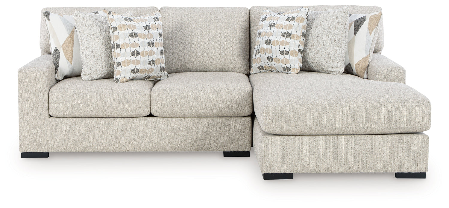 Laurelgrove Pebble 2-Piece Sectional Sofa Chaise - 75105S3