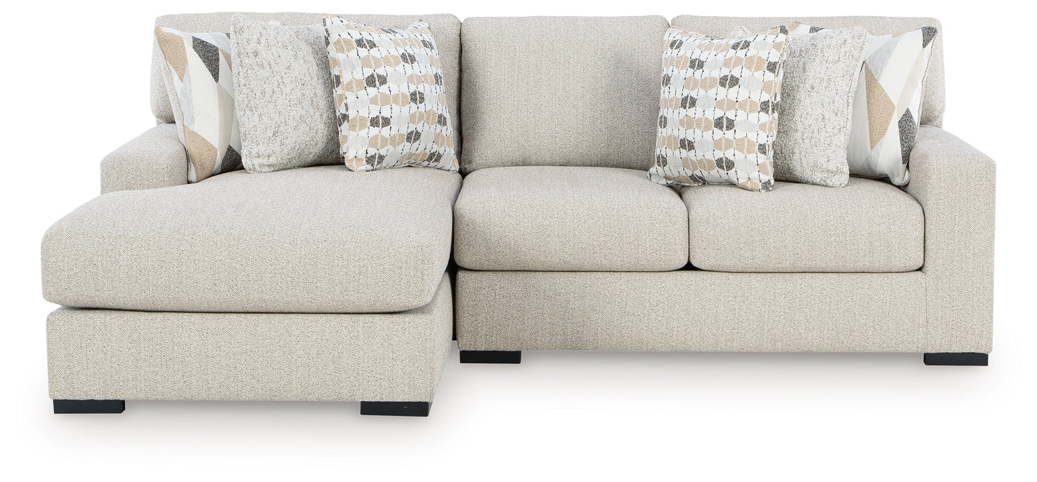 Laurelgrove Pebble 2-Piece Sectional Sofa Chaise - 75105S4
