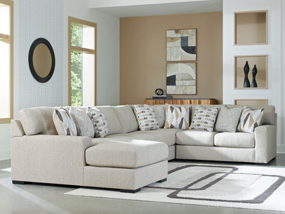 Laurelgrove Pebble 5-Piece Sectional with Chaise - 75105S11