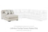Laurelgrove Pebble Left-Arm Facing Corner Chaise - 7510516