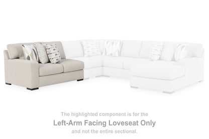 Laurelgrove Pebble Left-Arm Facing Loveseat - 7510555