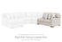 Laurelgrove Pebble Right-Arm Facing Loveseat - 7510556