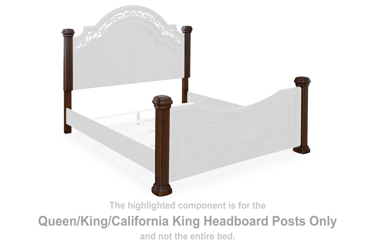 Lavinton Brown Queen/King/California King Headboard Posts - B764-50