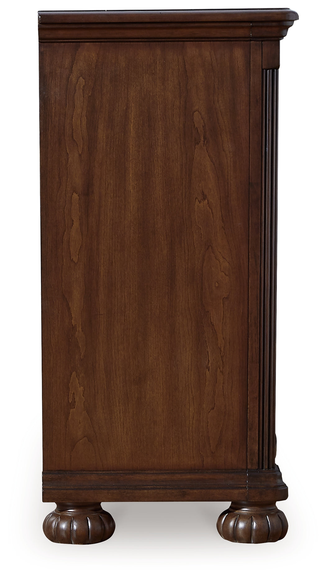 Lavinton California King Poster Bed with Dresser and 2 Nightstands in Brown from Ashley - Luna Furniture