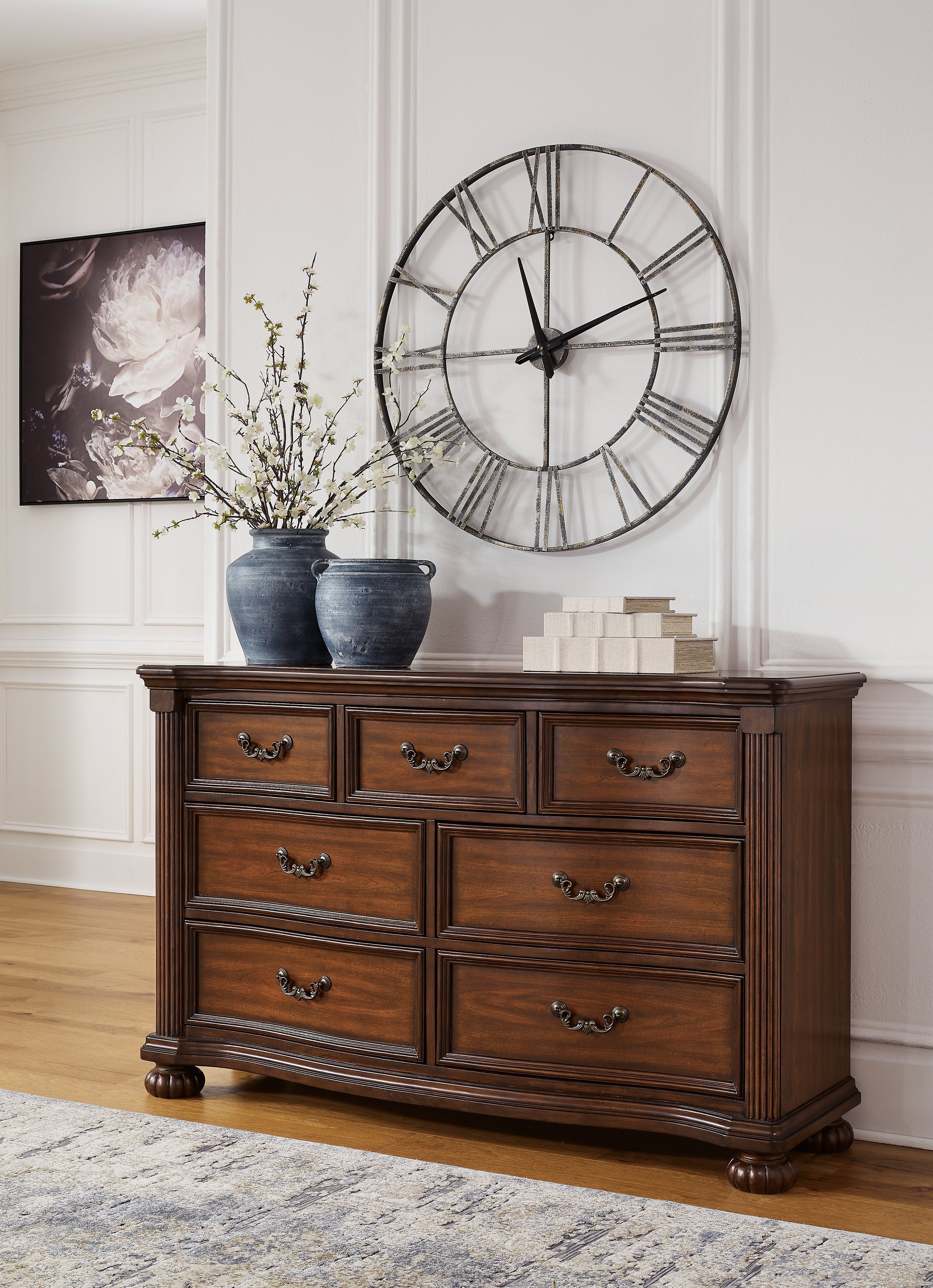 Lavinton King Panel Bed with Dresser and Nightstand in Brown - PKG019220