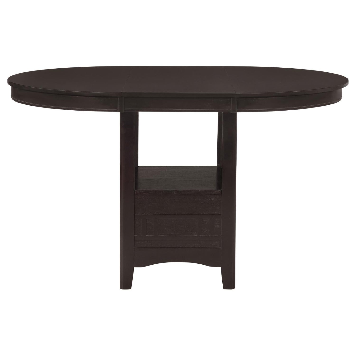 Lavon Espresso and Black 5-Piece Counter Height Dining Set from Coaster - Luna Furniture