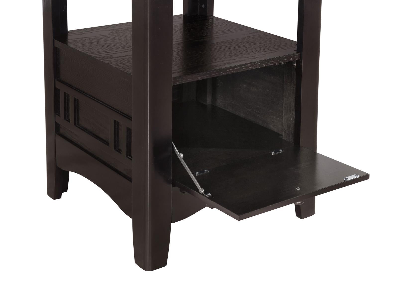 Lavon Espresso and Black 5-Piece Counter Height Dining Set from Coaster - Luna Furniture