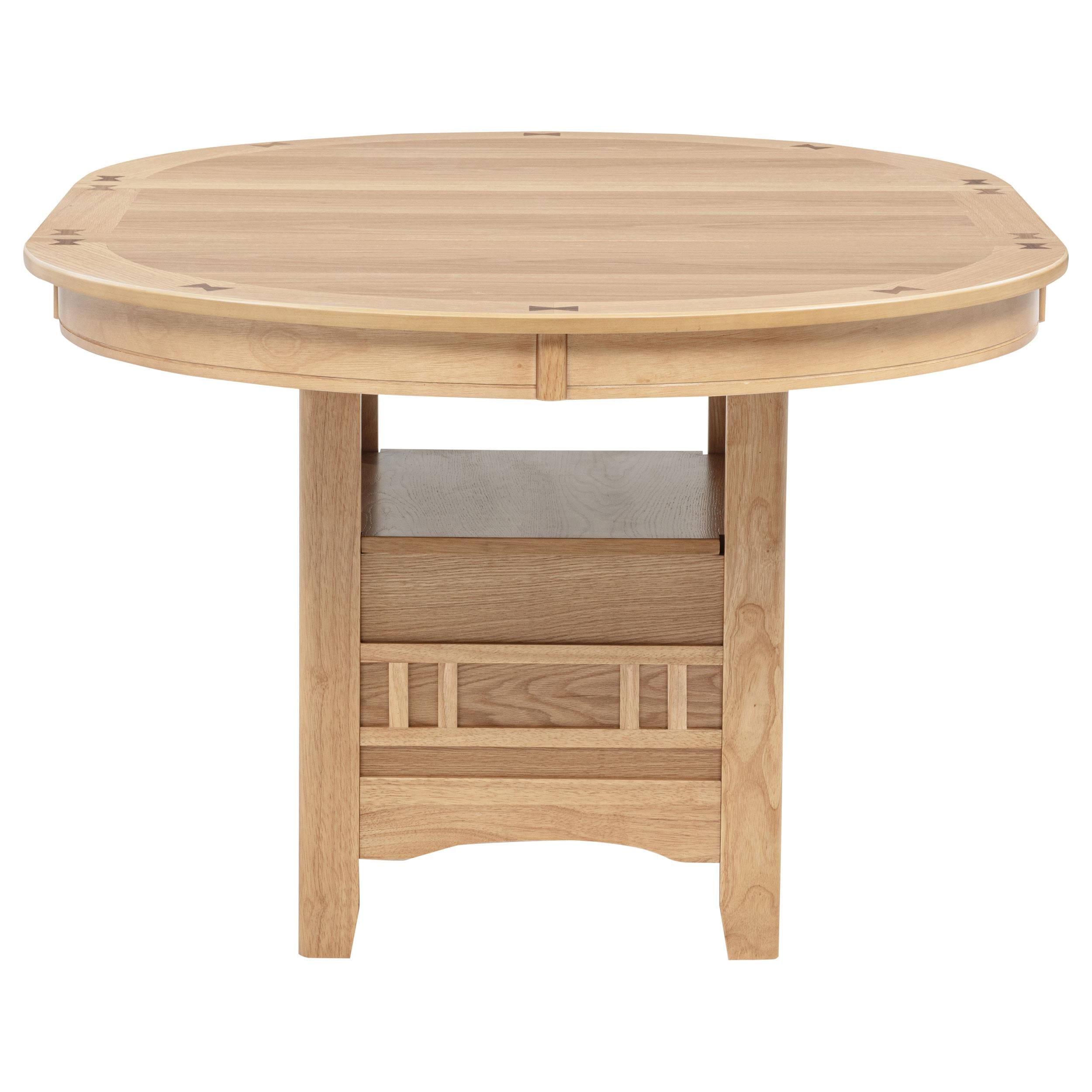 Lavon 5-piece Oval Extension Leaf Dining Set Light Oak - 106620-S5