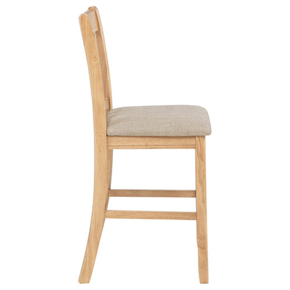 Lavon Wood Counter Height Dining Chair Grey and Light Oak (Set of 2) - 106629