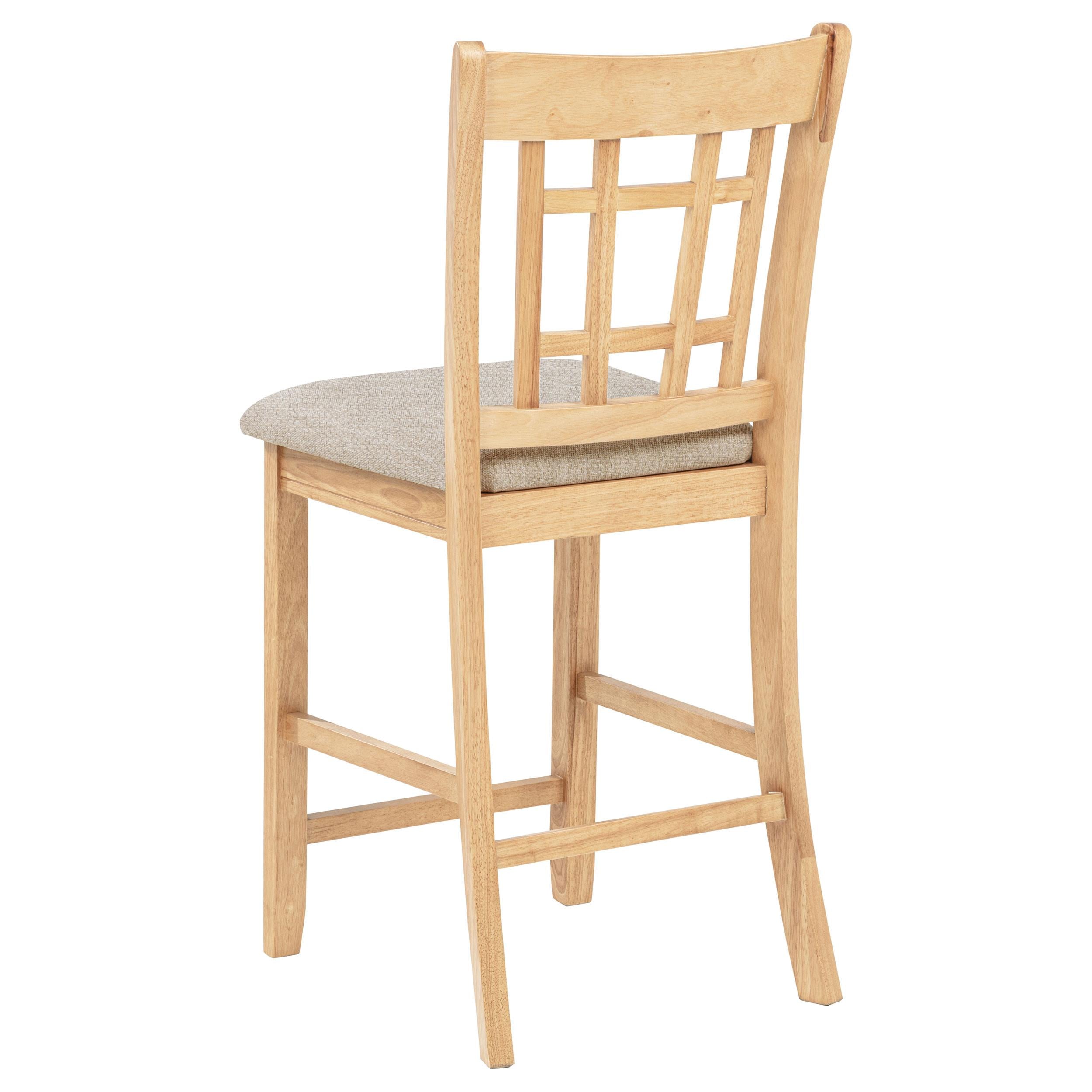 Lavon Wood Counter Height Dining Chair Grey and Light Oak (Set of 2) - 106629