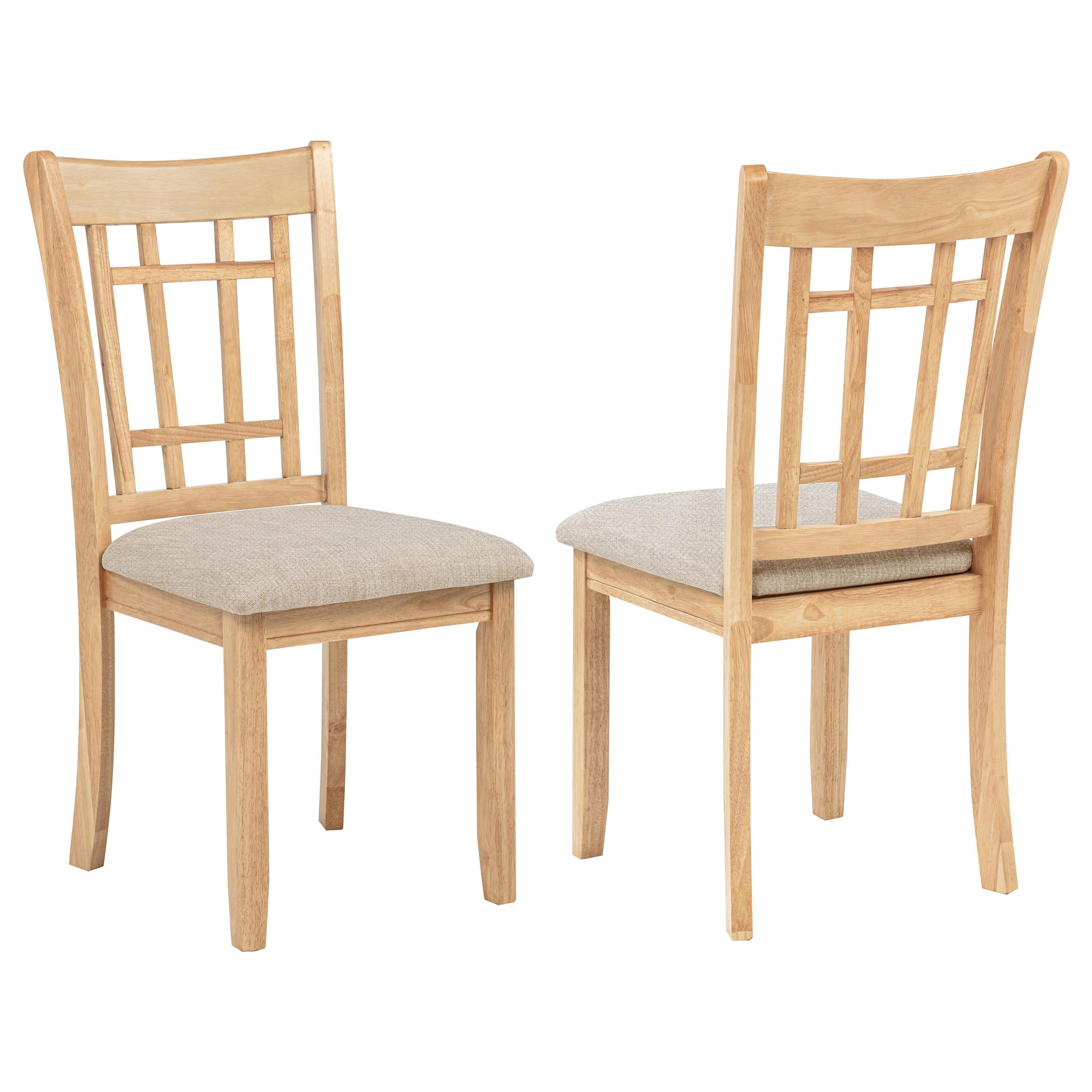 Lavon Wood Dining Side Chair Grey and Light Oak (Set of 2) - 106622