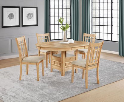 Lavon Wood Dining Side Chair Grey and Light Oak (Set of 2) - 106622