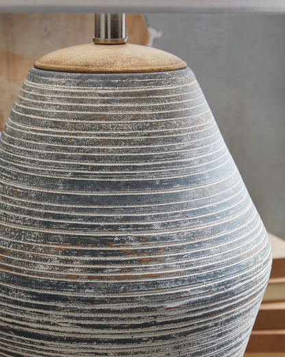Lawrock Antique Blue Table Lamp - L100834