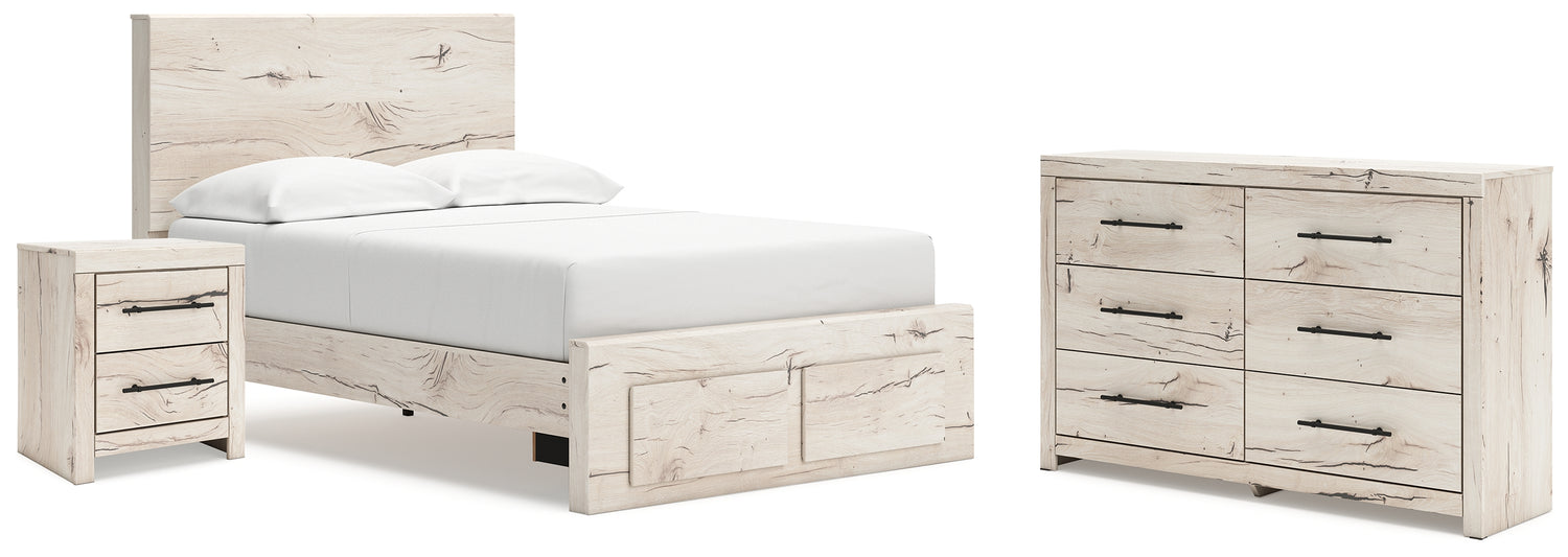 Lawroy Full Storage Bed, Dresser and Nightstand - B2310B50