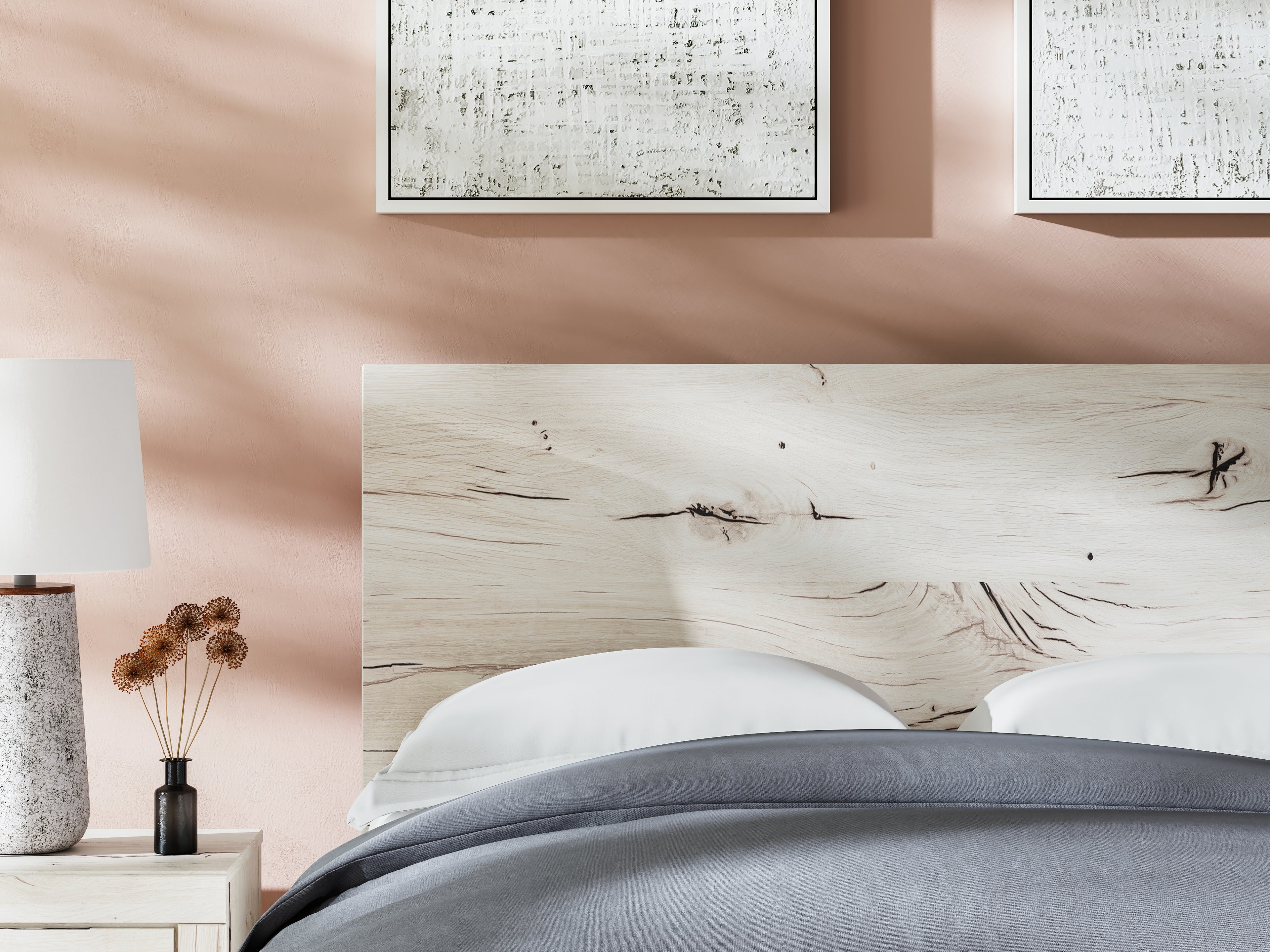 Lawroy Light Natural Full Panel Bed - B2310B16