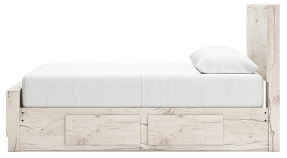 Lawroy Light Natural Full Panel Bed with Storage - B2310B43