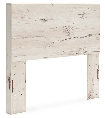 Lawroy Light Natural Full Panel Headboard, Dresser and Mirror - B2310B28