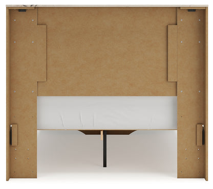 Lawroy Light Natural Full Panel Storage Bed - B2310B20