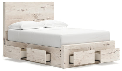 Lawroy Light Natural Full Panel Storage Bed - B2310B24