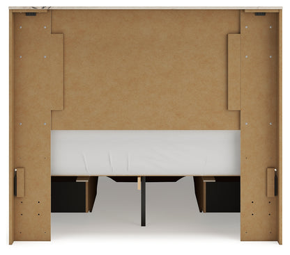 Lawroy Light Natural Full Panel Storage Bed - B2310B24